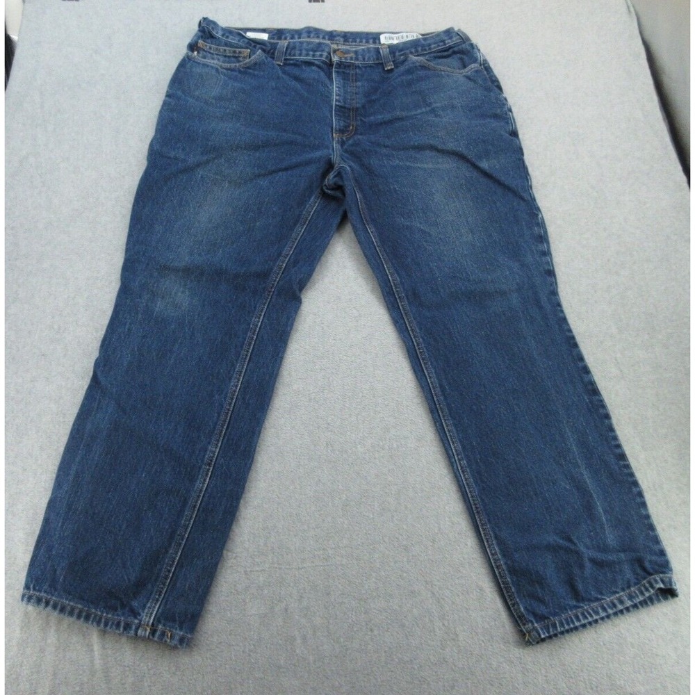 Carhartt Mens Jeans Straight Fit Blue Flame Resistant FR Work Pants 40x32